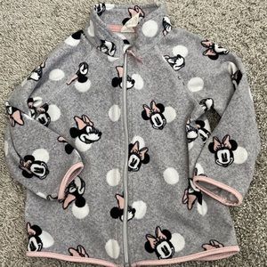 H&M Minnie Mouse fleece zip up